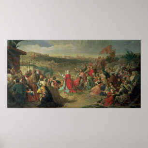 The Fall of Granada in 1492, 1890 Poster