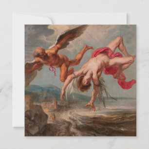 The Fall of Icarus (by Jacob Peter Gowy) Card