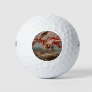 The Fall of Icarus (by Jacob Peter Gowy) Golf Balls