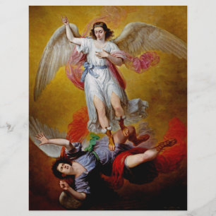 The fall of Lucifer by Antonio Maria Esquivel Flyer