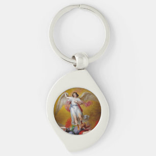 The fall of Lucifer by Antonio Maria Esquivel Key Ring