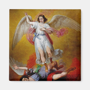 The fall of Lucifer by Antonio Maria Esquivel Magnet