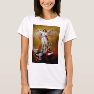 The fall of Lucifer by Antonio Maria Esquivel T-Shirt