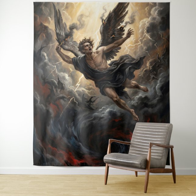 The Fall of Lucifer from Heaven Tapestry (In Situ)