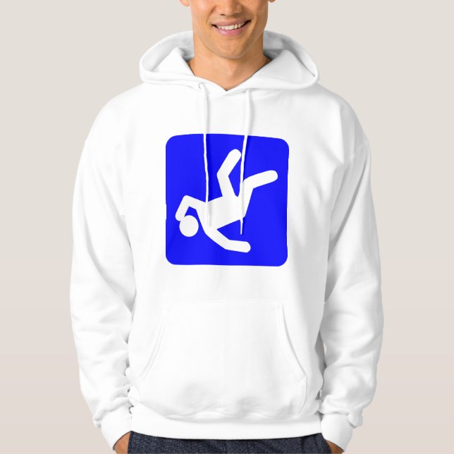 The Fall of Man - Blue Hoodie (Front)
