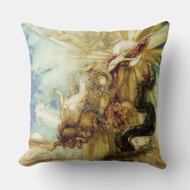 The Fall of Phaethon (w/c on paper) Cushion (Front)