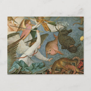 The Fall of the Rebel Angels, 1562 Postcard