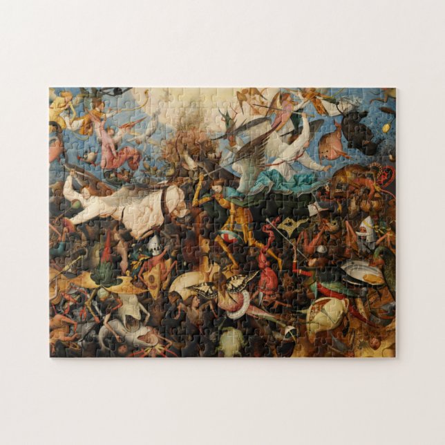 The Fall of the Rebel Angels by Pieter Bruegel Jigsaw Puzzle (Horizontal)