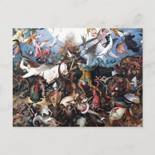 The Fall of the Rebel Angels by Pieter Bruegel Postcard (Front)