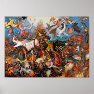 The Fall of the Rebel Angels, Pieter Bruegel Poster