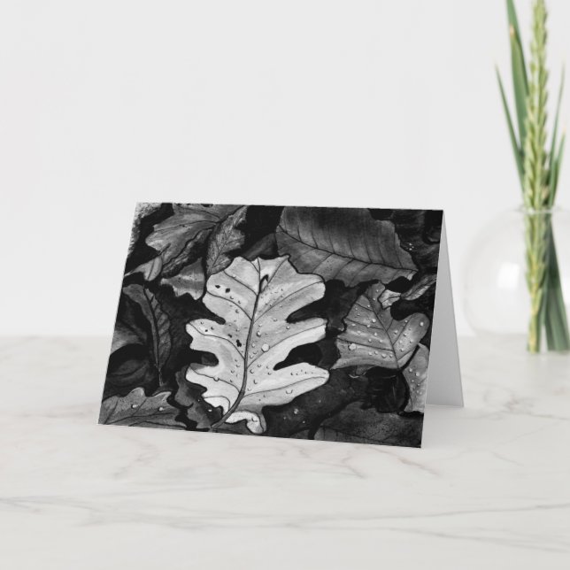 The Fallen Blank Greeting Card (Front)