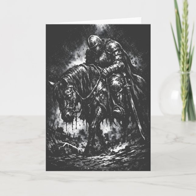 The Fallen Knight by BurnsInHell Card (Front)