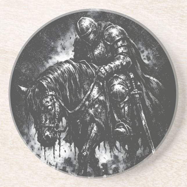 The Fallen Knight by BurnsInHell Coaster (Front)