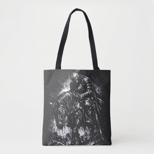 The Fallen Knight by BurnsInHell Tote Bag (Front)