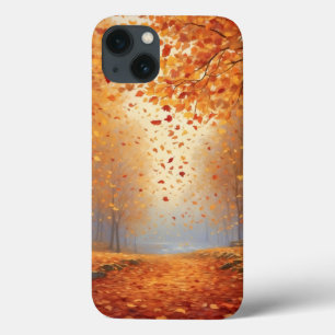The Falling Leaves Scene iPhone 13 Case