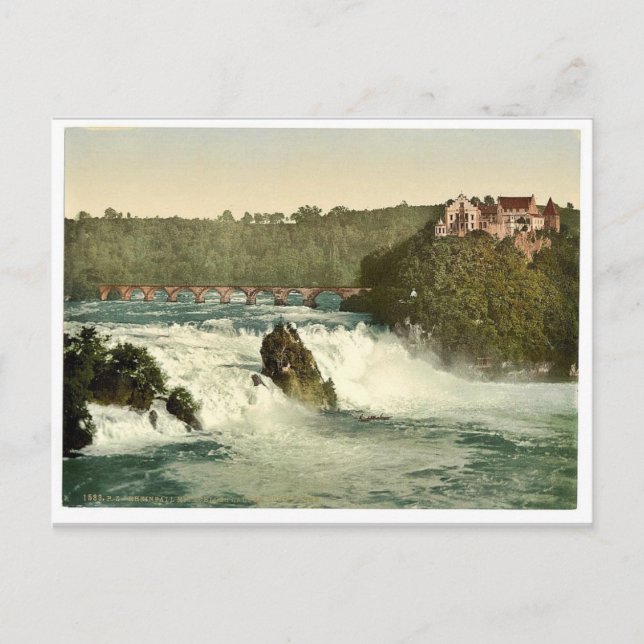 The Falls of the Rhine, with the Laufen Castle, Sc Postcard (Front)