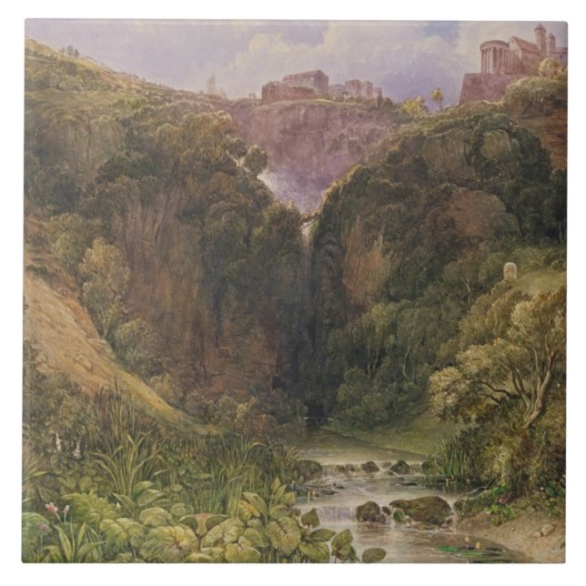 The Falls of Tivoli Ceramic Tile (Front)