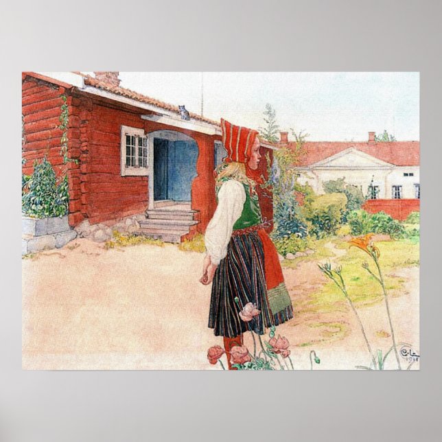 The Falun Home In Sweden by Carl Larsson Poster (Front)