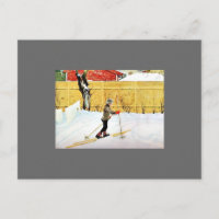 The Falun Yard - little boy on skis