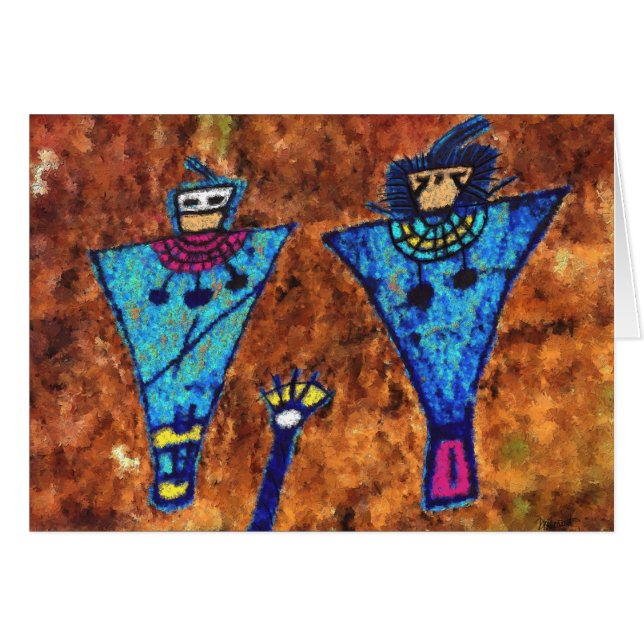 The Family at Sego Canyon (Front Horizontal)