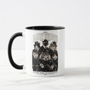 The Family Business Vintage Gangster Cats Mug