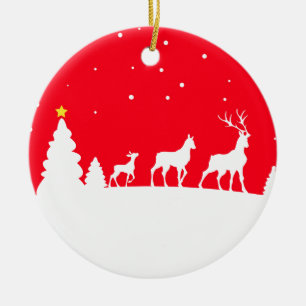 the family ceramic ornament
