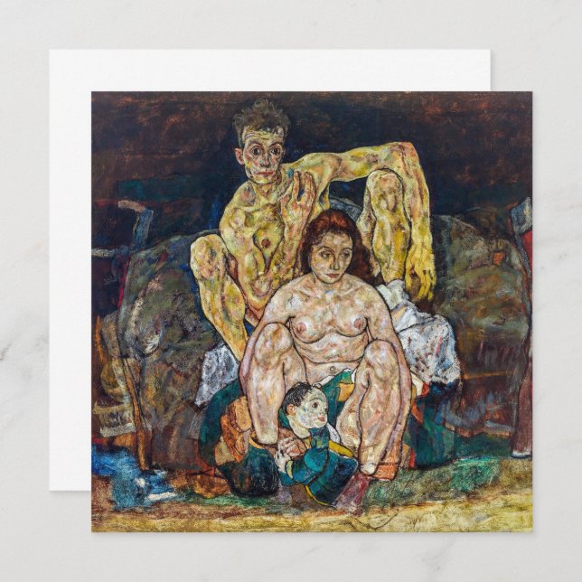 The Family | Egon Schiele | Card (Front/Back)