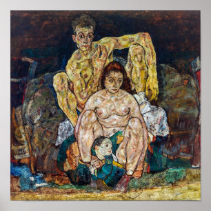 The Family Egon Schiele Poster