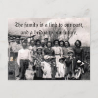 The family is a link to our past, and a bridge...
