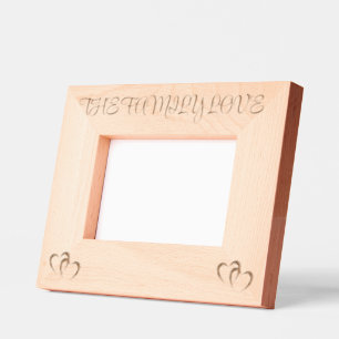 “The Family Love” Wooden Photo Frame