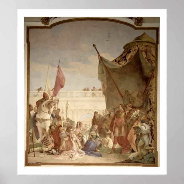 The Family of Darius before Alexander Poster (Front)