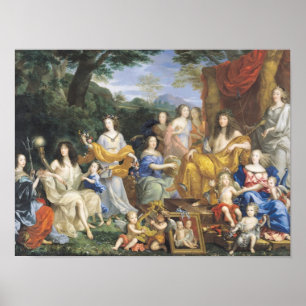 The Family of Louis XIV 1670 2 Poster