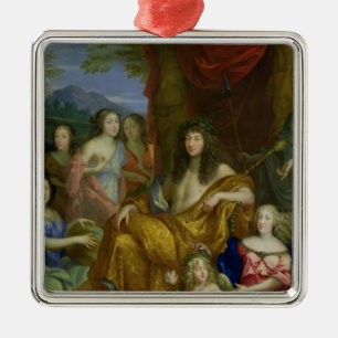 The Family of Louis XIV 1670 Metal Tree Decoration
