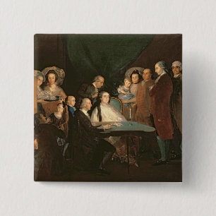 The Family of the Infante Don Luis de Borbon 15 Cm Square Badge
