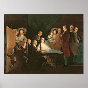 The Family of the Infante Don Luis de Borbon Poster