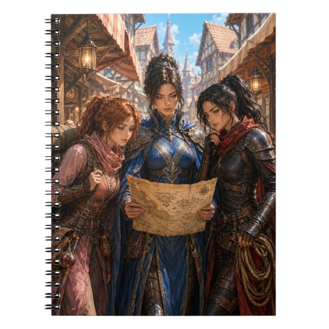 The Family Quest Begins Notebook (Front)