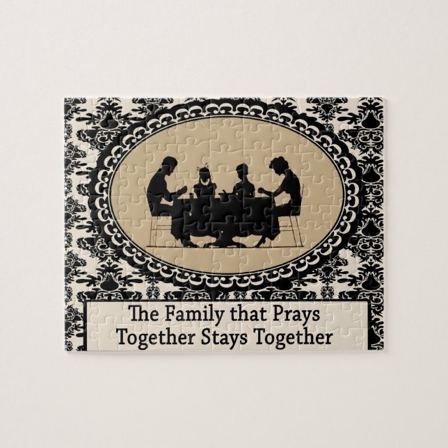 The Family that Prays Together Puzzle (Horizontal)