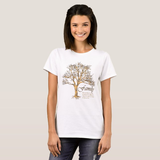 The Family Tree: different branches same roots T-Shirt (Front Full)