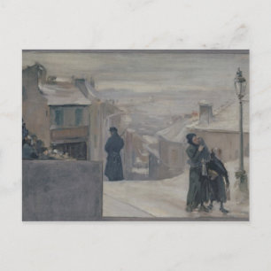 The Famine between 1870-71, 1889 Postcard
