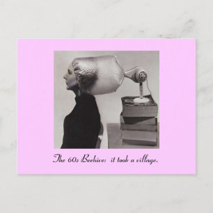 The Famous 1960s Beehive Hairdo Card