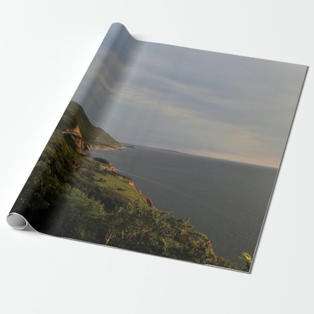 The Famous Cabot Trail Wrapping Paper (Unrolled)
