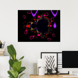 The Famous Full Mandelbrot Set Poster