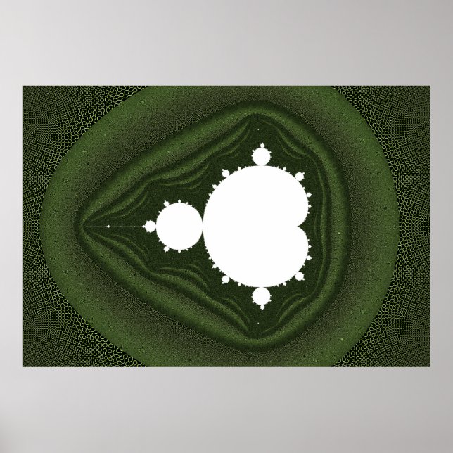 The Famous Full Mandelbrot Set Poster (Front)