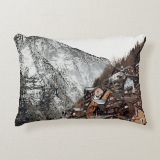 THE FAMOUS HALLSTATT IN AUSTRIA DECORATIVE CUSHION