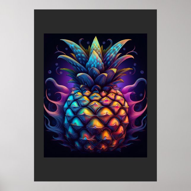 The Famous Mandelbrot Pineapple Poster (Front)