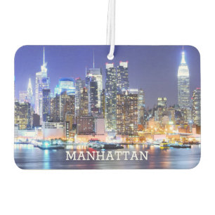 The Famous Manhattan Buildings Car Air Freshener