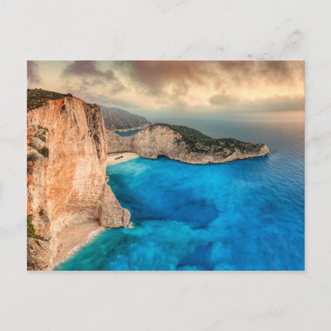 The famous Navagio (shipwreck) in Zakynthos island Postcard (Front)