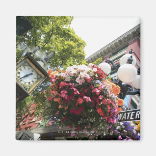 The famous Steam Clock in Gastown - Vancouver, Magnet