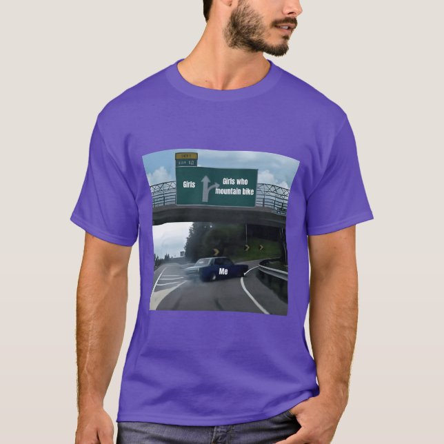 The famous swerving car meme friends family T-Shirt (Front)