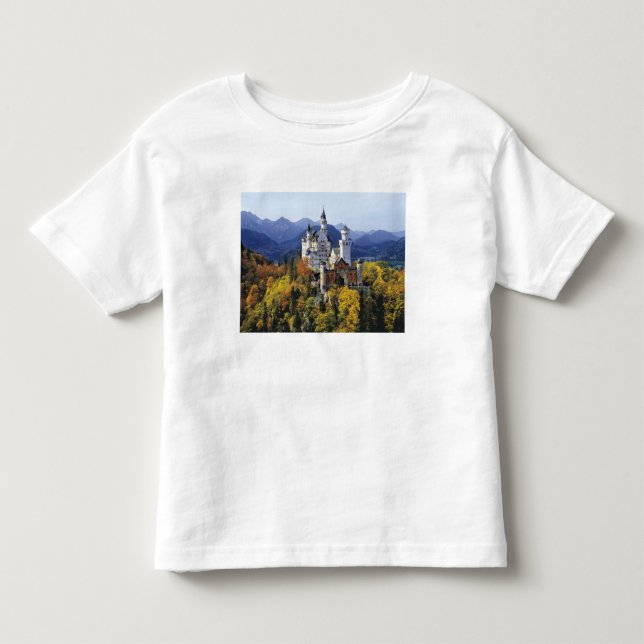 The fanciful Neuschwanstein is one of three Toddler T-Shirt (Front)